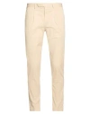 Devore Incipit Man Pants Sand Size 32 Cotton, Elastane In Neutral