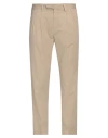 Devore Incipit Man Pants Sand Size 32 Cotton, Silk, Elastane In Beige