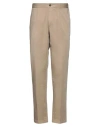 Devore Incipit Man Pants Sand Size 34 Cotton, Elastane In Beige
