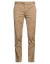 Devore Incipit Man Pants Sand Size 34 Cotton, Elastane In Multi