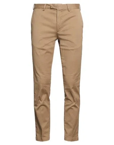 Devore Incipit Man Pants Sand Size 34 Cotton, Elastane In Multi