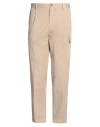 Devore Incipit Man Pants Sand Size 36 Cotton, Elastane In Beige