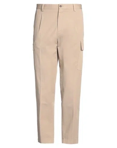 Devore Incipit Man Pants Sand Size 36 Cotton, Elastane In Beige