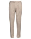 Devore Incipit Man Pants Sand Size 30 Linen, Cotton, Elastane In Beige