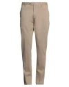Devore Incipit Man Pants Sand Size 40 Cotton, Elastane In Brown