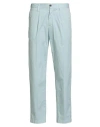Devore Incipit Man Pants Sky Blue Size 26 Cotton, Elastane