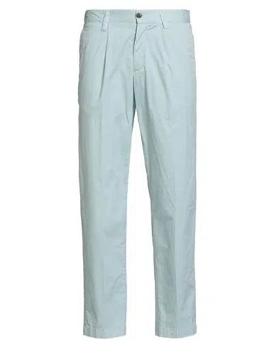 Devore Incipit Man Pants Sky Blue Size 26 Cotton, Elastane