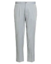 Devore Incipit Man Pants Slate Blue Size 30 Cotton In Gray
