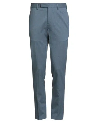 Devore Incipit Man Pants Slate Blue Size 30 Wool, Polyester, Viscose, Elastane