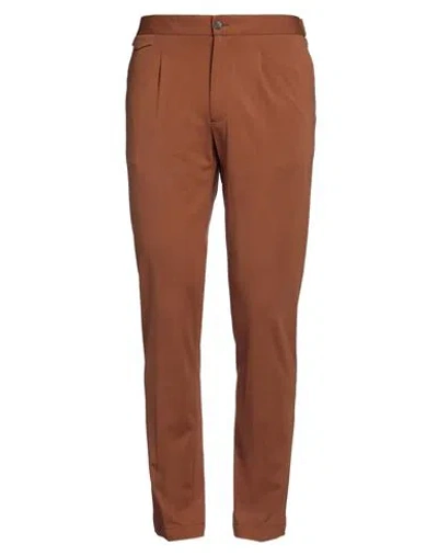 Devore Incipit Man Pants Tan Size 42 Viscose, Polyamide, Elastane In Brown