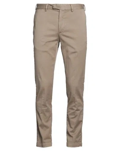 Devore Incipit Man Pants Taupe Size 32 Cotton, Elastane In Grey