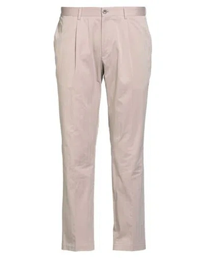 Devore Incipit Man Pants Taupe Size 40 Cotton In Gray