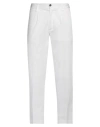 Devore Incipit Man Pants White Size 32 Cotton, Silk, Elastane