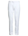 Devore Incipit Man Pants White Size 34 Cotton, Modal, Silk, Cashmere, Elastane