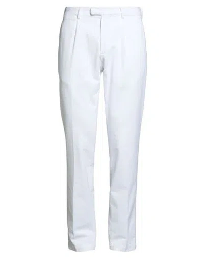 Devore Incipit Man Pants White Size 34 Cotton, Modal, Silk, Cashmere, Elastane