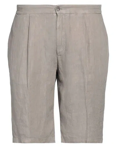 Devore Incipit Man Shorts & Bermuda Shorts Grey Size 42 Linen In Grey