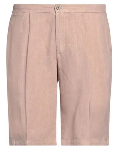 Devore Incipit Man Shorts & Bermuda Shorts Light Brown Size 38 Linen In Beige