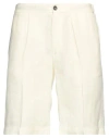 Devore Incipit Man Shorts & Bermuda Shorts Pastel Yellow Size 32 Linen