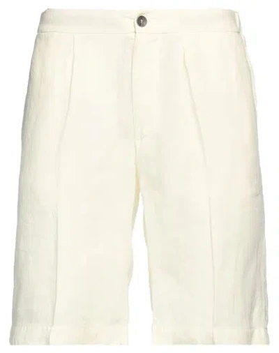 Devore Incipit Man Shorts & Bermuda Shorts Pastel Yellow Size 32 Linen In Yellow
