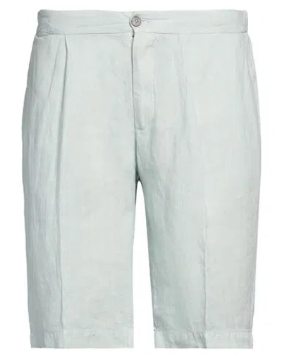 Devore Incipit Man Shorts & Bermuda Shorts Sky Blue Size 38 Linen In Blue