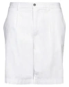 Devore Incipit Man Shorts & Bermuda Shorts White Size 36 Cotton, Silk, Elastane