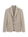 Devore Incipit Single-breasted Jacket In Neutral