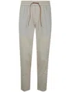 Devore Incipit Trousers In Neutral