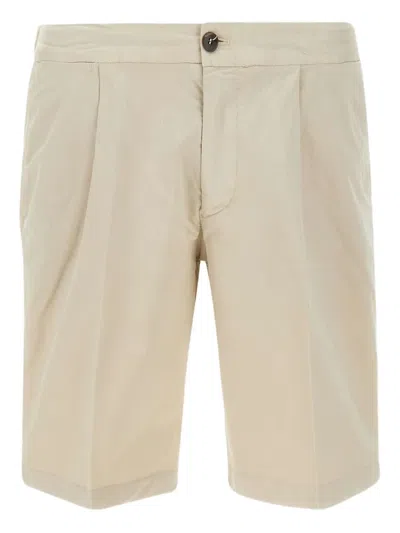 Devore Pleated Shorts In Neutral