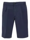 Devore Pleated Shorts In Multi