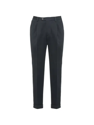 Devore Pleated Turned-up-cuff Trousers In Multi