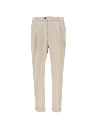 Devore Straight-leg Trousers In Neutral