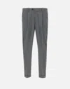 Devore Pleated Tailored Trousers