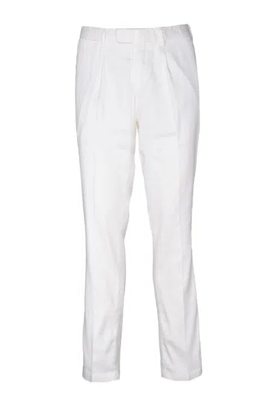 Devore Tailored Stretch Pants In Refined White