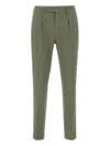 Devore Tailored Trousers In Green