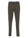 Devore Tailored Trousers In Brown
