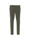 Devore Tapered Trousers In Green