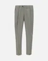 Devore Tailored Pleat-front Trousers
