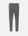 Devore Pleated Tailored Trousers