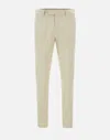 Devore Chino Trousers In Neutral