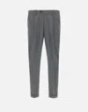Devore Pleated Tailored Trousers