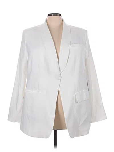 Pre-owned Devotion By Cyrus Blazer Jacket In White