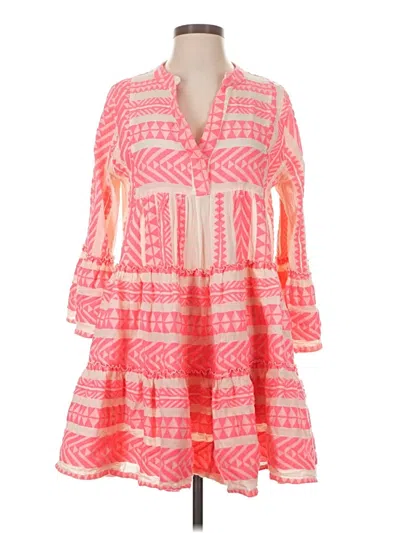 Pre-owned Devotion Casual Dress In Pink