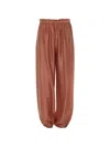 Devotion Elasticated-waistband Trousers In Pink