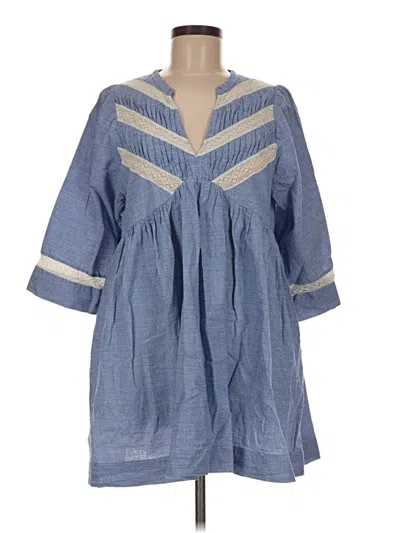 Pre-owned Devotion Twins Casual Dress In Blue