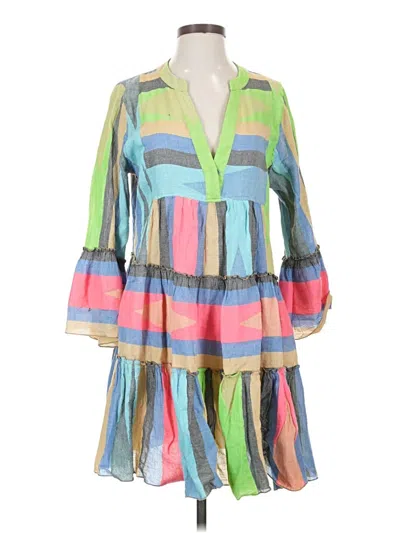 Pre-owned Devotion Twins Casual Dress In Green