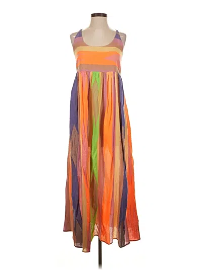 Pre-owned Devotion Twins Casual Dress In Orange