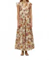 Devotion Twins Charity Floral Maxi Dress In Multi In Multi