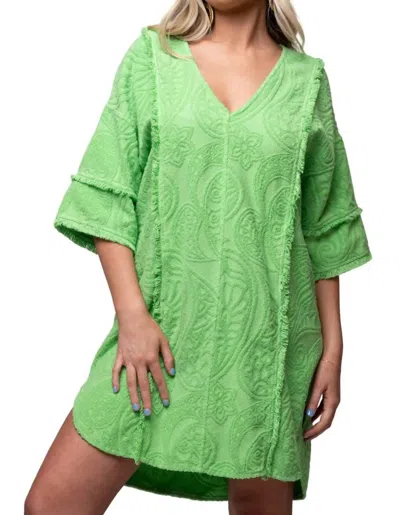 Devotion Twins Domna Mini Dress In Green