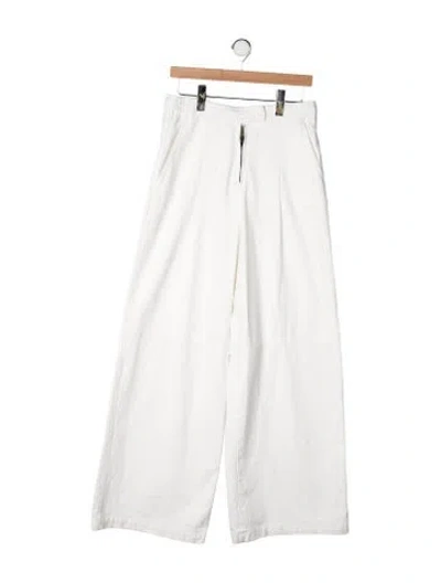 Pre-owned Devotion Twins High-rise Wide Leg Jeans In Neutrals