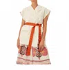 Devotion Twins Laughlin Sleeveless Jacquard Jacket In Ivory In Multi